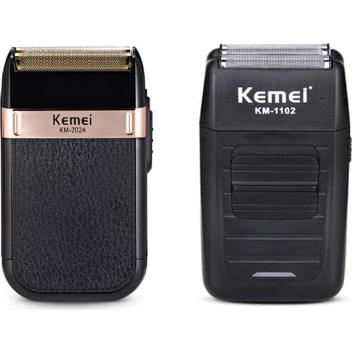 Kemei Electric Shaver Floating Head Shaver Wireless Rechargeable Mens Hair Trimmer Stubble Shaving Machine KM-2024/KM-1102 32D