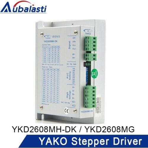 YAKO 2phase Stepper Motor Driver YKD2608MH-DK YKD2608MH-A1 YKD2608MG YKD2608MG-A1 match NEMA23 NEMA34