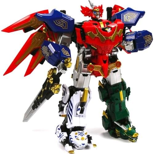 Action Figure Children Gifts Toys Transformation Robot Ranger Megazord Assemble Figure