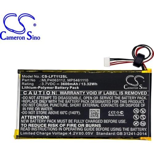 CameronSino for LEAPFROG LeapPad 31565 Platinum 7" XDi Ultra MLP4063112 MP5461110 800-10067 Platinum Kids Learning battery