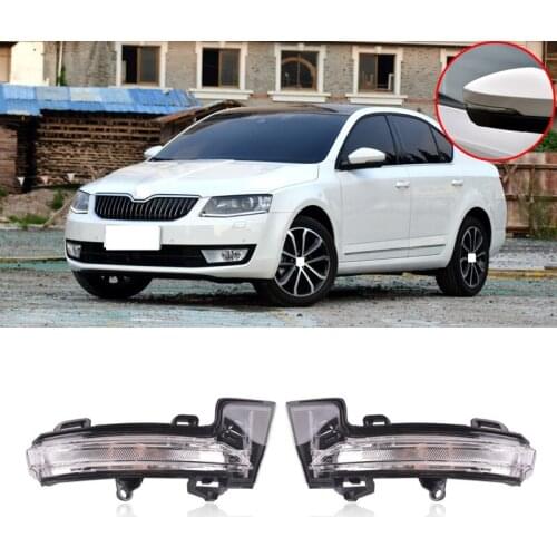 Kamshing Side Mirror LED Turn Signal Light Lamp Flasher Indicator For VW New Octavia 2015 2016 2017