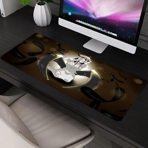 Mouse Pad With Japan Cartoon of Overlord Gaming Mat Gamer Keyboard Computer Anime Desk Mats Mause Xxl Girl Gamers Accessories