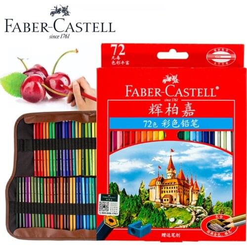 Faber Castell Oil Colored Pencils professional premier lapis de cor 36 48 72 colour sketch pencil Colouring drawing Art Set
