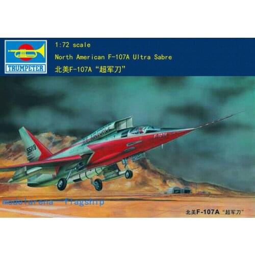 Trumpeter 01605 1/72 North American F107A model kit