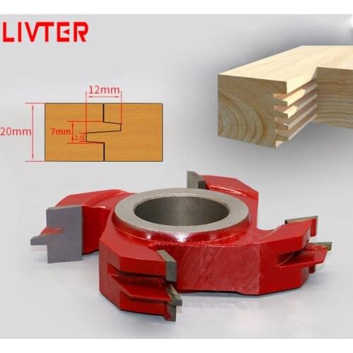 LIVTER Tungsten Carbide Finger Jointer Cutter / Wood Shaper Cutter / Woodworking Curving Grooving Blade
