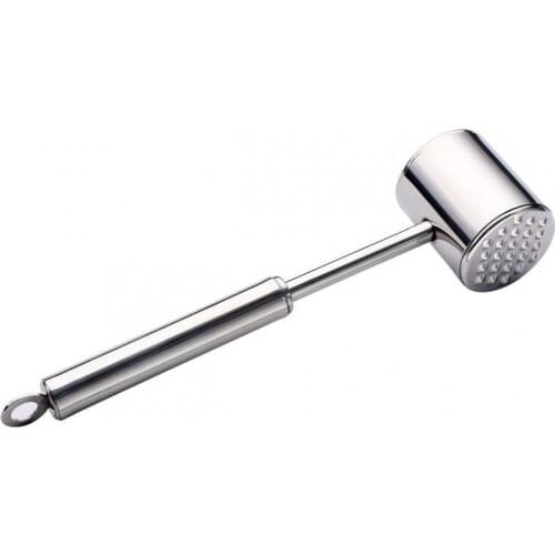 Manual Stainless Steel Steak Hammer Kitchen Accessories Barbecue Meat Tenderizer Hamburger Press Cooking Tools