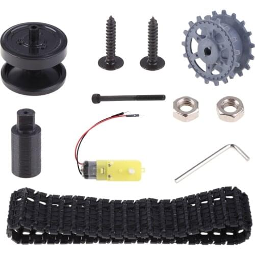 Smart Tank Track Conveyor Belt TT Motor Drive Wheels Kits DIY Accessories F1CB
