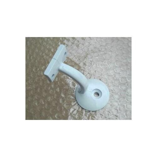 2Pcs Zinc Alloy Wall Mount Handrail L Bracket Matte Black White Rose Gold Red Bronze