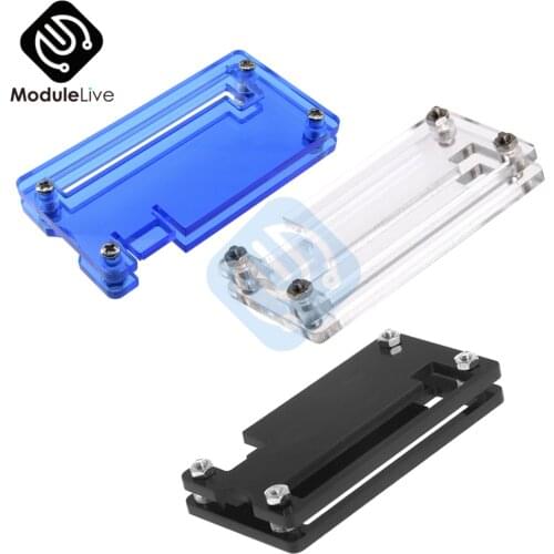 Acrylic Case Transparent Blue Black Acrylic Protection Case Protective Cover Box for Raspberry Pi Zero Camera