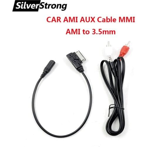 Audio Music Adapter Socket For AUDI A3 A4 A5 A6 Q5 Q7 3.5mm Jack AMI AUX Cable