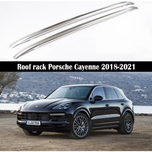 Roof Rack For Porsche Cayenne 2018 2019 2020 2021 Racks Rails Bar Luggage Carrier Bars top Racks Rail Boxes Aluminum alloy