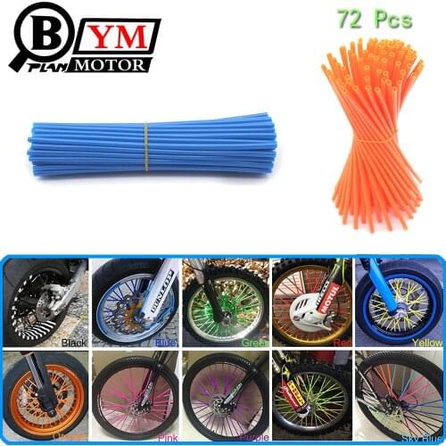 Motocross SPOKE SKINS Wheel RIM SPOKE SHROUDS COVERS for KAWASAKI CRF YZF r3 KX RMZ WR250 MX Dirt Bike ktm exc 250 t max 530 xjr