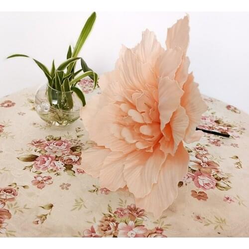 2Pcs PE Flower Christmas Decor New Year Decoration Fake Foam Flowers Decoration Home Artificial Flower Wall Wedding Background