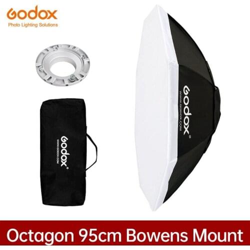 Godox Octagon Softbox 95cm 37" light box with Bowens Mount for Photography Studio Strobe Flash Light