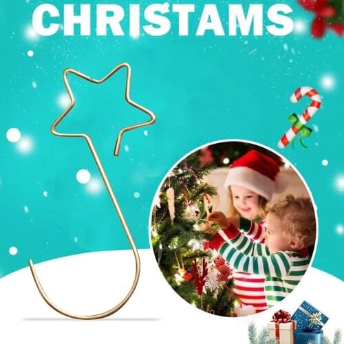 20x Christmas Wreath Hooks Metal Decorations Hook For Christmas Tree Decorations Hanging Pendant Storage Hook Tools