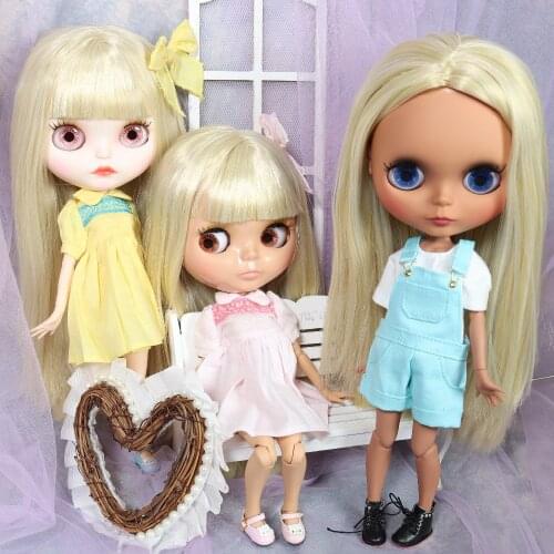 ICY DBS Blyth Doll Series BL0720/1003 Blond mix White hair Joint body Neo /6 BJD ob24 anime