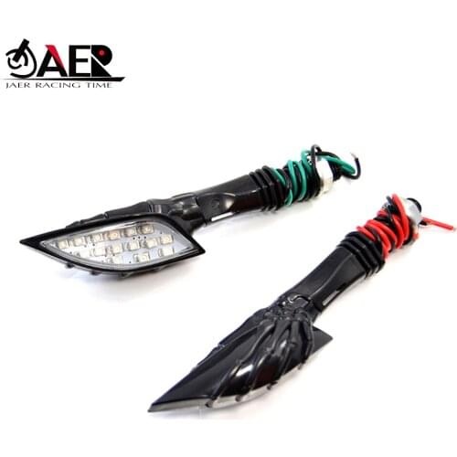 2x Motorcycle Skull Hand LED Turn Signals Amber Indicator Cruisers Chopper Blinker Light for honda shadow 750 cbr1100xx msx 125