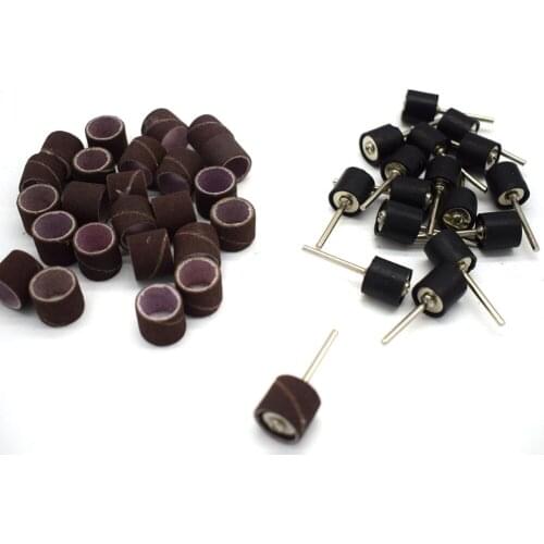 10pcs Sandpaper Grinding Wheel 320 Grit Metal Sanding Kit Jewelry Rotary Abrasive Polishing Tool