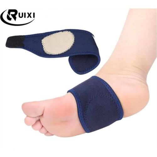 Elastic Shoe Pad Silica Gel High Arch Orthotics Bandage For Heel Foot Pain Relief Plantar Fasciitis Orthopedic Insoles