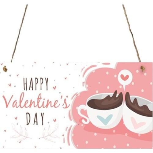 Valentines Day Decoration Sign Wooden Sign Girlfriend Gift Listing Cute Sweet Home Decoration