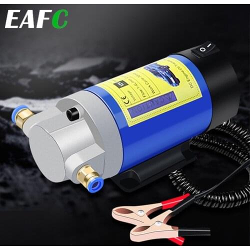 Portable 12V 100W Car Electric Oil Extractor Transfer Pum Oil/Crude Oil Fluid Suction Pump Fuel Engine Oil Extractor Siphon Tool