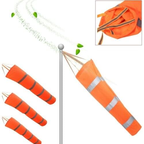 Professional anti-scratch outdoor windsock uses garden courtyard aviation lawn terrace measure windsock airport reflective tape