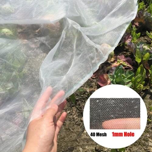 1mm Hole Size Nylon Screen Net Agriculture Protect Crop From Moths Mosquito Custom Size Vegetables Care Cover 40mesh
