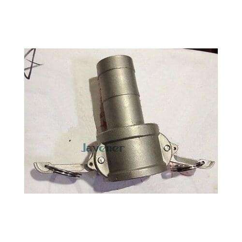 2-1/2" Hose Barb 316 Stainless Steel Cam Lock Socket Coupler Cam-and-Groove Fitting Coupling