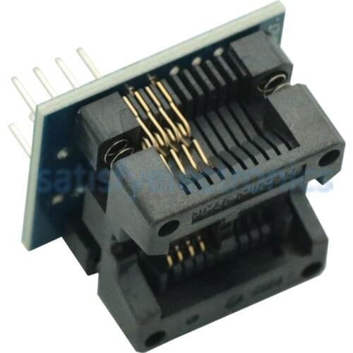 SOP8 to DIP8 Wide-body Seat Wide 200mil Programmer Adapter Socket Blue