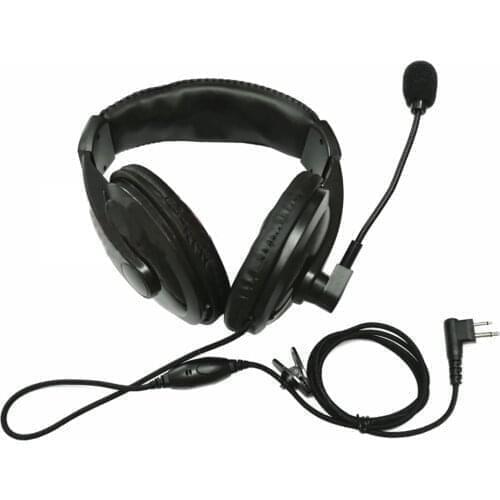 2pin Over Head Headset/Earpiece Boom Mic Headphone Earphone For Motorola 2/Two Way Radio CT150 CT 250 CT450 CT450LS