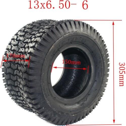 2019 hot sale Tubeless Tire 13x6.50-6 for ATV QUAD Golf Buggy Mower Go-kart Lawnmowers 13x6.50-6 tire