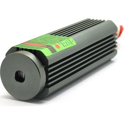 50mW 532nm Green Beam Laser Line Laser for Locator 25x75mm 3-5V DC with Glass Lens DIY Lab High Quality