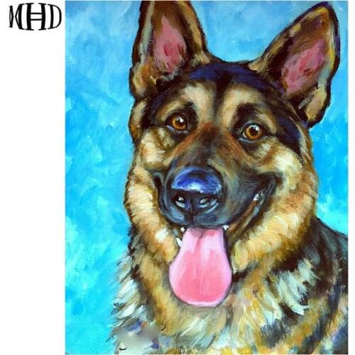New Full Dog 3D diy Diamond Painting Retriever Full & Round Diamond Embroidery Crystal Mosaic Diamond Cross Stitch Mosaic Decor