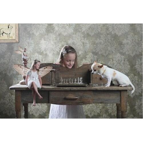 Diamond Embroidery Sale Full Drill Resin rhinestones Decor Home Mosaic Painting Fairy and dog 5D DIY Diamond Painting