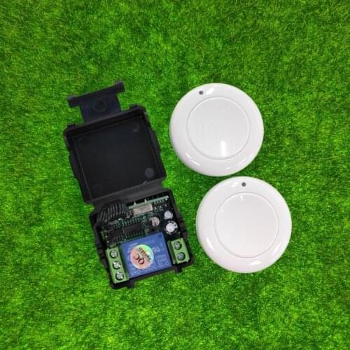 DC 12 v mini wireless remote control switch 1 channal receiver transmitter Electric door button switch 433mhz lamp