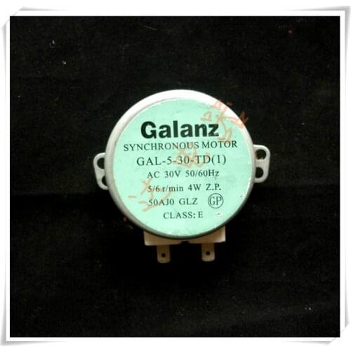 New GALANZ microwave oven Parts GAL-5-30-TD GAL-5-30-TD(1) 4W AC 30V 50/60Hz 5/6/min turntable synchronous motor