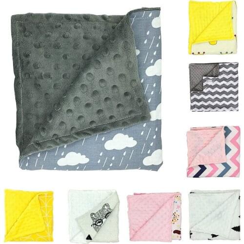 Baby Blanket Swaddling Newborn Thermal Fleece Blanket Bedding Set Cotton Quilt Infant Wrap Sleepsack Stroller Cover Play Mat