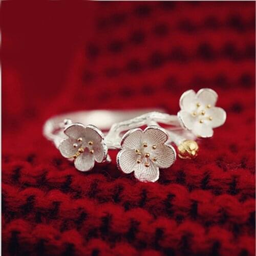 Creative Style Boho Flower Rings For Women Men Adjustable Ring Fashion Charm Jewelry Wholesale 2021