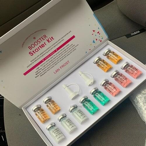 Korean BB Cream Glow Meso Starter Kit Foundation Facial Booster Whitening Ampoule Mesowhite Serum For Anti Aging Acne Healing
