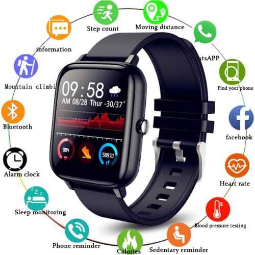 LIGE Smart Watch Men Blood Pressure Heart Rate Monitor Bluetooth Call Watch Social APP Reminder Sports Fitness Women Smartwatch