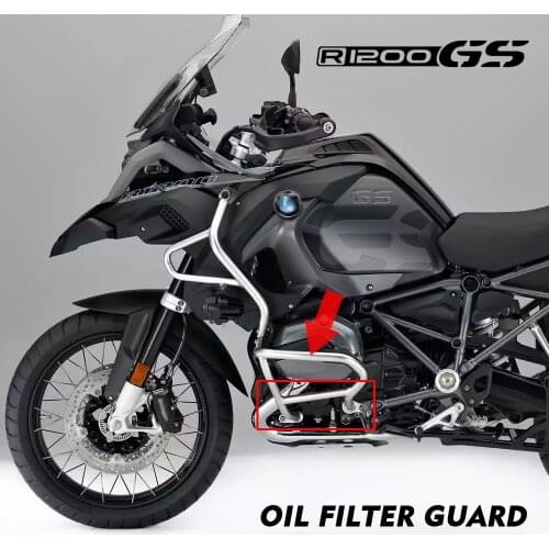 For BMW R1200 GS Adventure 2014-2020 R1200GS LC 2013-2020 motorcycle oil filter protection cover R 1200 GS oil grille