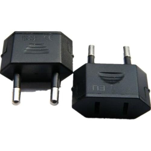 New CN US To EU Euro Europe Plug Adapter 2 Round Socket Converter Travel Electrical Power Adapter Socket China To EU Plug