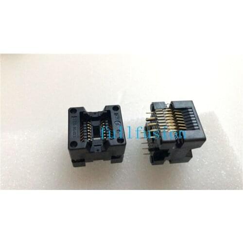 OTS-16-1.27-03 SOP16 IC Test Socket 1.27mm Pitch IC body Size 3.9mm Burn In Socket