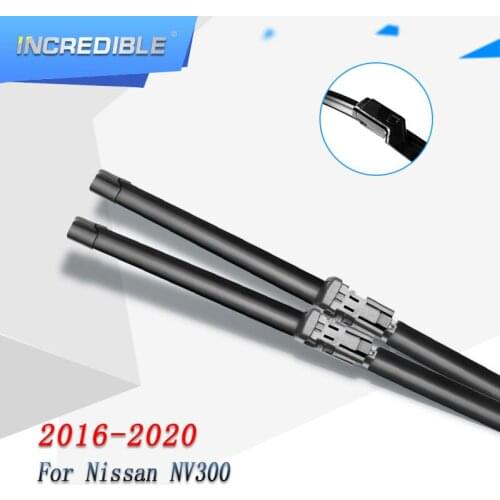 INCREDIBLE Wiper Blades for Nissan NV300 Fit Push Button Arms 2016 2017 2018 2019 2020
