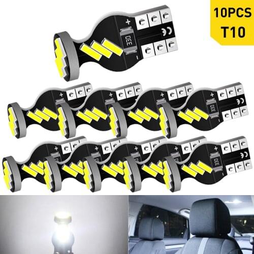 8X Canbus T10 W5W led bulbs led Auto Interior Lamps for Almera Juke Terrano Tiida Teana Note Murano Pathfinder Nissan Qashqai