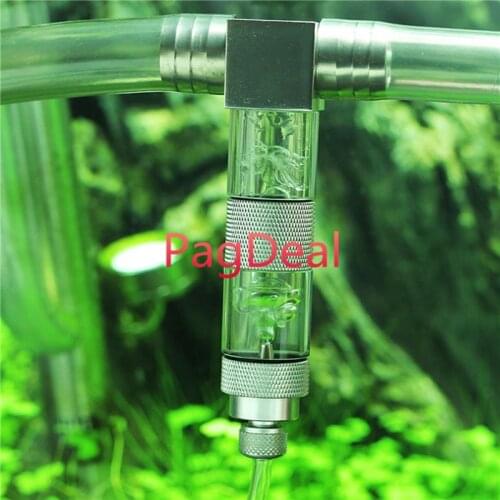 Aquarium Stainless Steel 12/16mm 16/22 External U-Tubes CO2 Diffuser Atomizer Regulator Reactor Generator Kit
