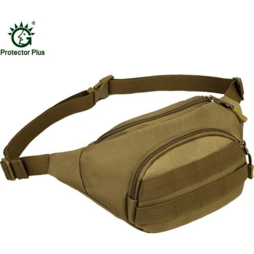 High Quality Outdoor Sport Men Waist Pack Chest & Crossbody Bag Waterproof Canvas Muitl-function Fanny Pack Bum Bags Bolso Man