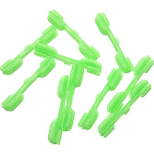 10Pcs Fishing Rod Clip Replacement Tool Stick Clip On Rod Tip Outdoor Fishing Fluorescent Glow Sticks