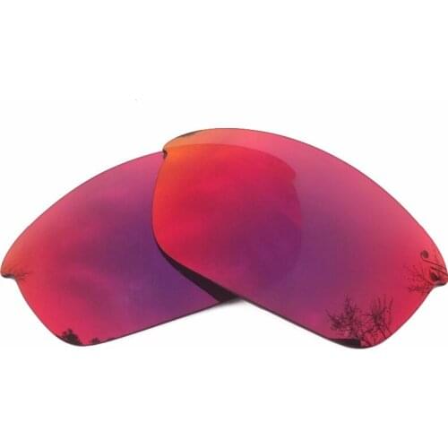 Midnight Sun Mirrored Polarized Replacement Lenses for Flak Jacket Sunglasses Frame 100% UVA & UVB