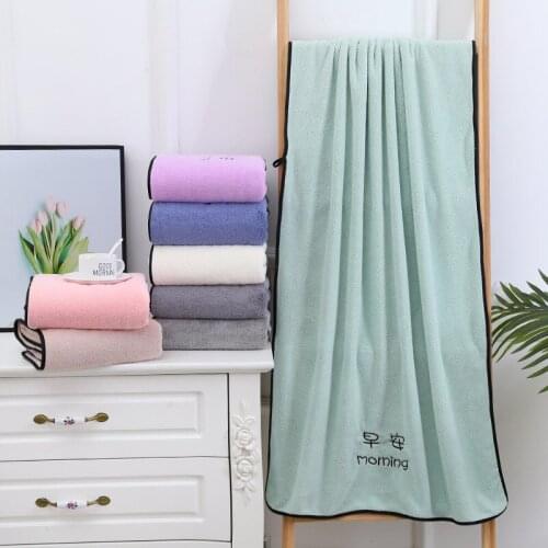 1PC Wearable Bath Hand Towel Women Man Bathrobe Coral Velvet Soft Absorbent Shower Washcloths Home Bathroom Tools 70x140cm